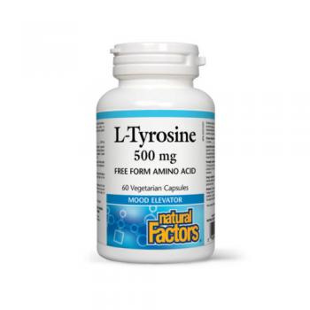L-tyrosine amino-acid in forma libera 500mg 60 cps NATURAL FACTORS