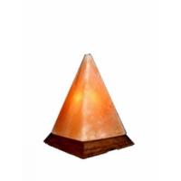 Lampa din sare in forma de piramida, cu usb