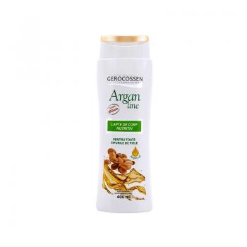 Lapte de corp cu ulei de argan, omega-3, omega-6 si vitamina e 400 ml GEROCOSSEN