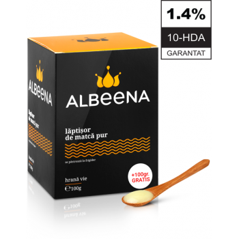 Laptisor de matca pur crud 200 gr ALBEENA