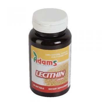 Lecitina 1200mg 30 cps ADAMS SUPPLEMENTS