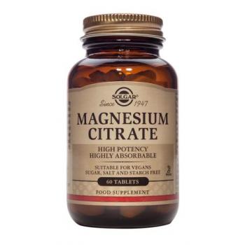 Magnesium citrate 200 mg 60 tbl SOLGAR