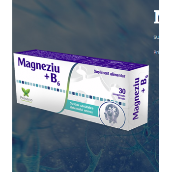 Magneziu + b6 30 cpr POLISANO