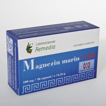 Magneziu marin + b6 30 cps REMEDIA