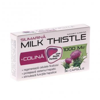 Milk thistle + colina 30 cps ZDROVIT
