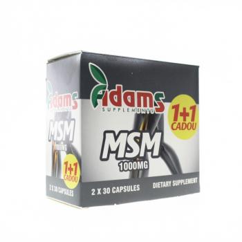 Msm 1000mg 1+1 gratis 30 cps ADAMS SUPPLEMENTS