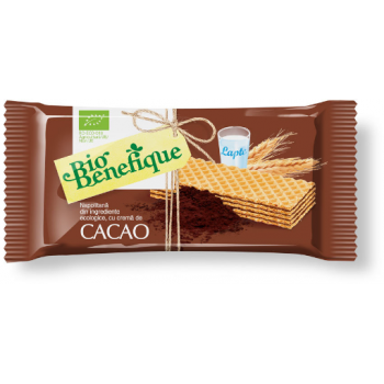 Napolitana cu crema de cacao 40 gr BIO BENEFIQUE