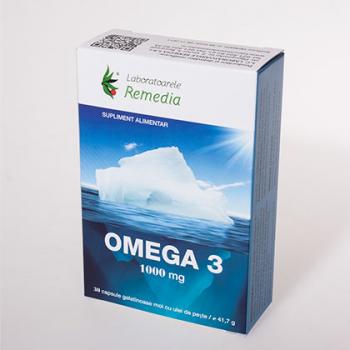 Omega 3 1000 mg 30 cps REMEDIA
