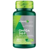 Omega 3-6-9 gelatinoase moi 1+1 gratis 30buc ADAMS SUPPLEMENTS