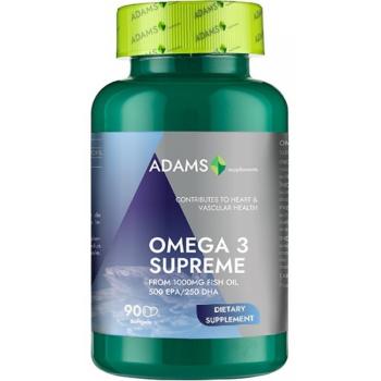 Omega 3 supreme 1000mg 90 cps ADAMS SUPPLEMENTS