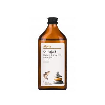Omega 3 ulei ficat cod norvegian  500 ml ALEVIA