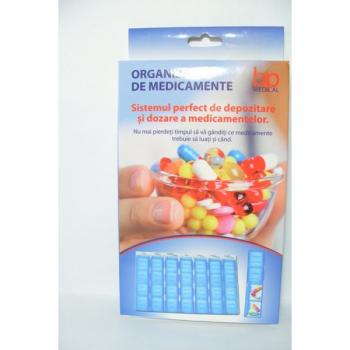 Organizator de medicamente, 28 de casete bp medical 1 gr SANA EST