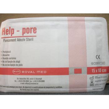 Pansament adeziv steril 10x15 cm 1 gr HELP