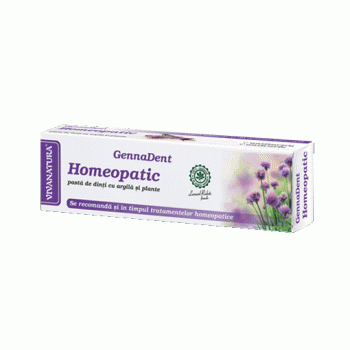Pasta de dinti gennadent homeopatic 50 gr VIVA NATURA