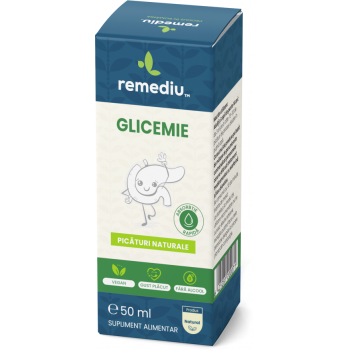 Picaturi naturale pentru glicemie 50 ml REMEDIU