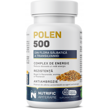 Polen 500mg 60 cps vegeta NUTRIFIC