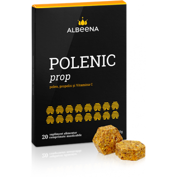 Polenic prop - polen, propolis si vitamina C 20 cpr ALBEENA