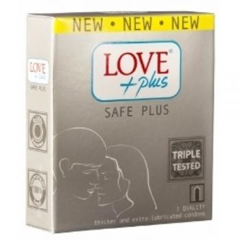 Prezervative love plus safe plus  3 gr LOVE PLUS