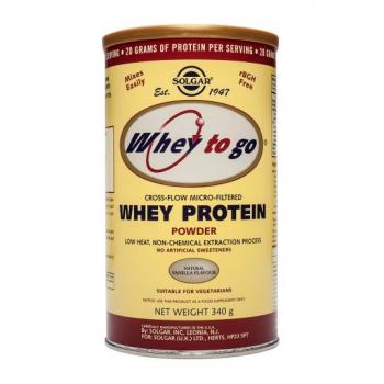 Proteine whey to go vanilla 340 gr SOLGAR