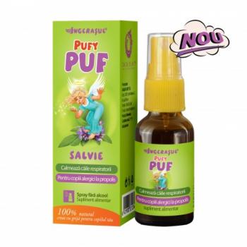 Pufy puf spray cu salvie fara alcool 20 ml INGERASUL