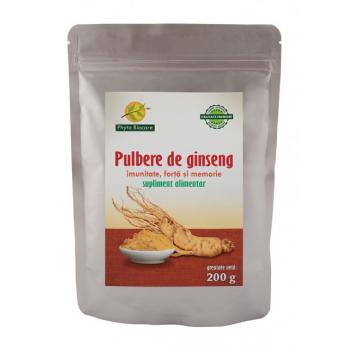 Pulbere  din radacina de ginseng 200 gr PHYTO BIOCARE