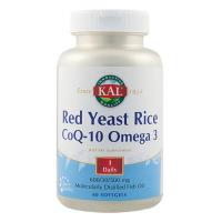Red yeast rice coq-10 omega 3