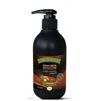 Sapun crema natural cu propolis si scortisoara 240 ml MANICOS