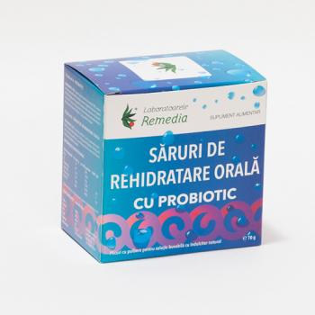 Saruri de rehidratare orala cu probiotic 20 pl REMEDIA