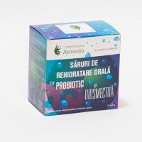 Saruri de rehidratare orala cu probiotic si diosmectita
