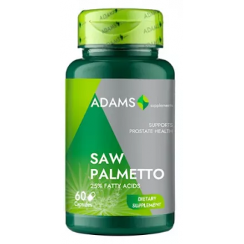 Saw palmetto 500mg 1+1 gratis 60 cps ADAMS SUPPLEMENTS