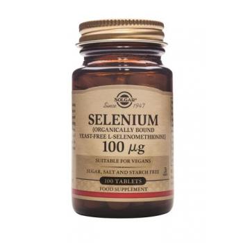 Selenium 100 mcg 100 tbl SOLGAR