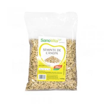 Seminte de canepa decorticate 500 gr SANO VITA