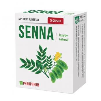 Senna-laxativ natural 30 cps PARAPHARM