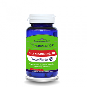Silymarin 80/50 detox forte 30 cps HERBAGETICA
