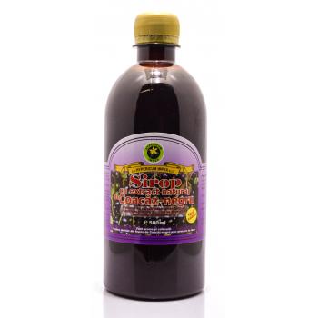 Sirop cu extract natural de coacaz negru fara zahar 500 ml HYPERICUM