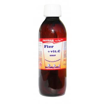 Sirop din fier +vitamina c j037 250 ml FAVISAN