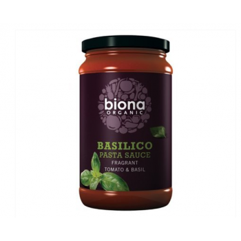 Sos basilico pentru paste cu busuioc fara gluten bio 350 gr BIONA ORGANIC