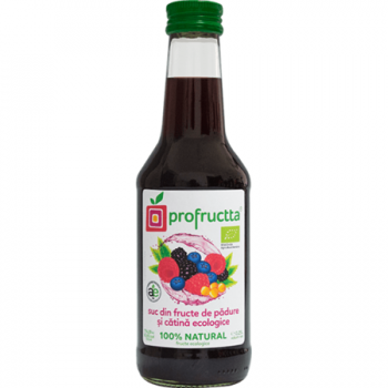 Suc din fructe de padure si catina ecologic 100% natural 250 ml PROFRUCTTA