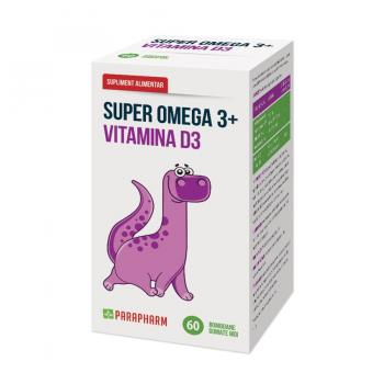Super omega3 + vitamina d3 60 cps PARAPHARM