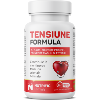 Tensiune Formula cu CoQ10 si polen 60 cps vegeta NUTRIFIC