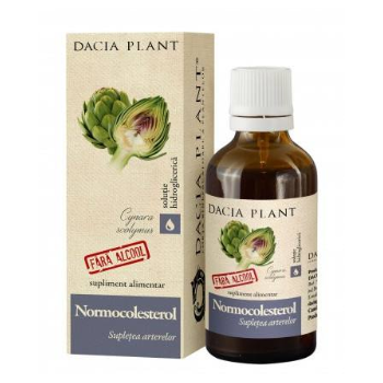 Tinctura normocolesterol fara alcool 50 ml DACIA PLANT