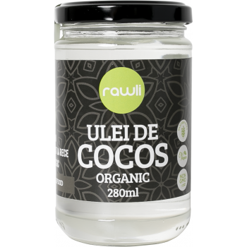 Ulei de cocos extravirgin eco 280 ml RAWLI