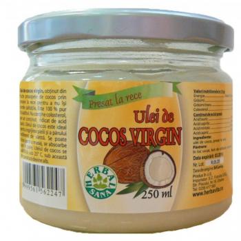 Ulei de cocos-virgin 250 ml HERBALSANA