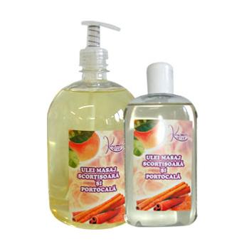 Ulei pentru masaj cu scortisoara si portocala 250 ml KOSMO OIL