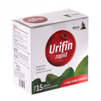 Urifin rapid + 20 doze ceai urifin gratis 15 gr ALEVIA