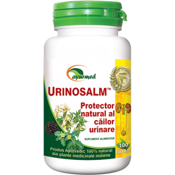 Urinosalm, protector natural al cailor urinare 100 tbl AYURMED