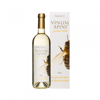 Vin sec din miere de flori de salcam vinum apini 750 ml COMPLEX APICOL
