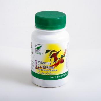 Vitamin c-1000 cu maces & acerola 60 cpr PRO NATURA