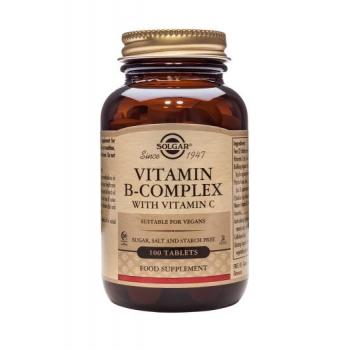 Vitamina b-complex cu vitamina c 100 tbl SOLGAR
