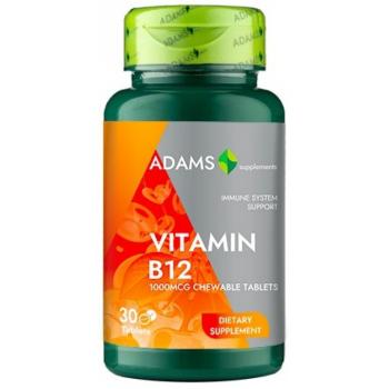 Vitamina b12 1000mcg  30 cpr ADAMS SUPPLEMENTS